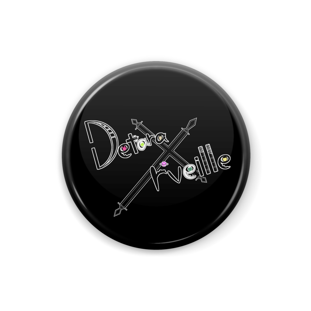 Q×Q&Dメ缶バッジ/ロゴ缶バッジ(ミニミニサイズ)