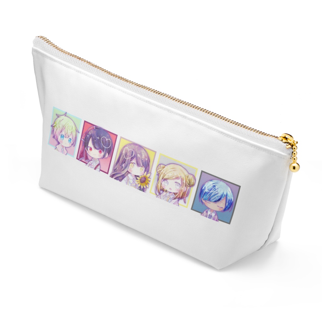 Q×Qモチーフ(&イラスト)ポーチ/Dメロゴポーチ