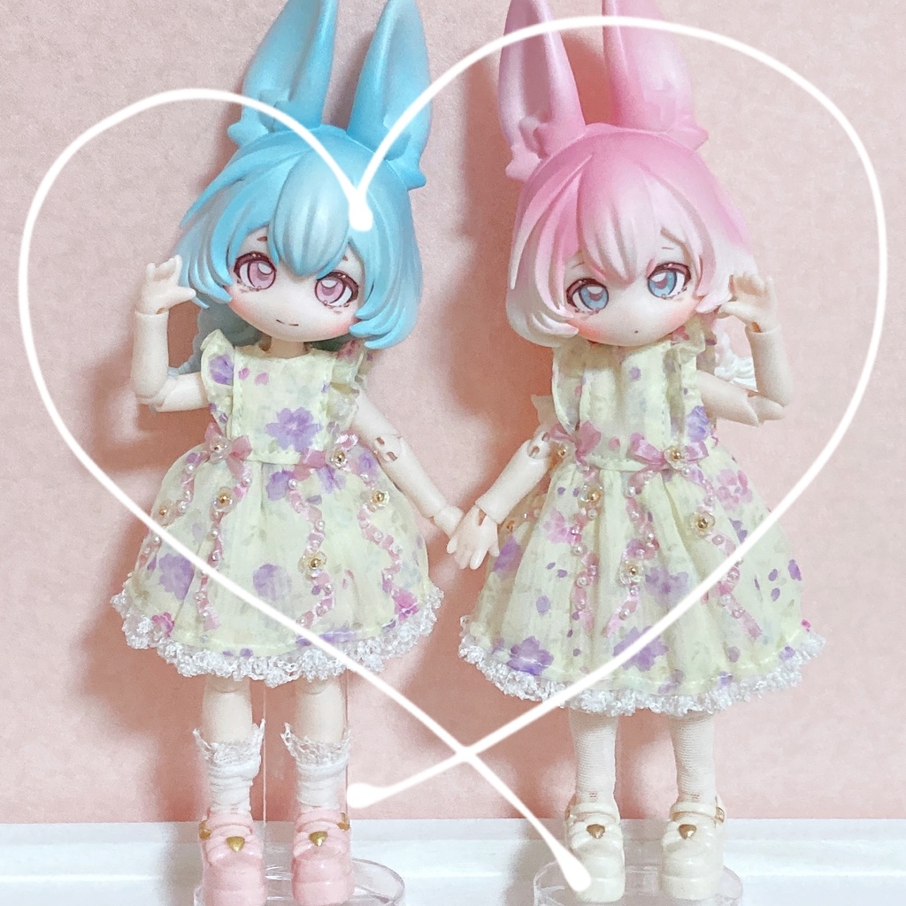 ふわふわシフォンワンピース