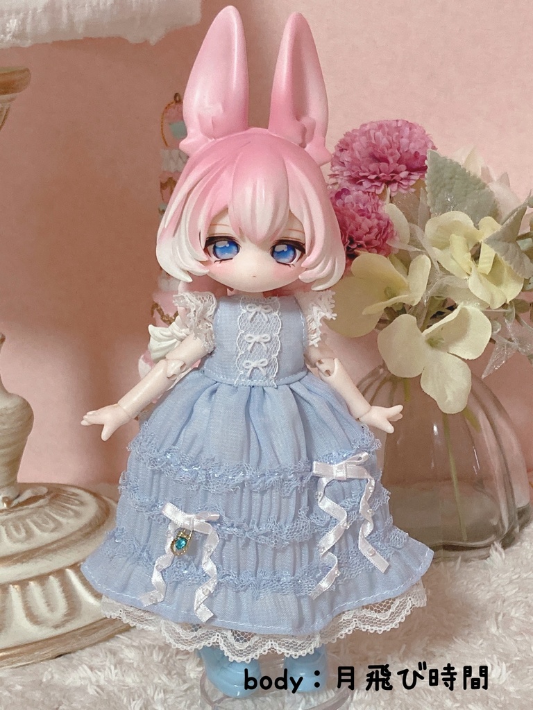 シフォンフリルワンピース(月飛びサイズ)