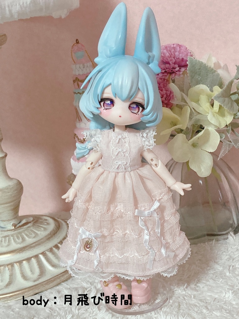 シフォンフリルワンピース(月飛びサイズ)