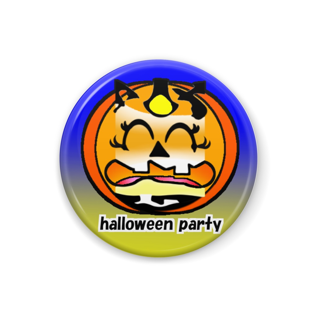 ハロウィンパーティ 39 ※かぼちゃ・丸型 32㎜