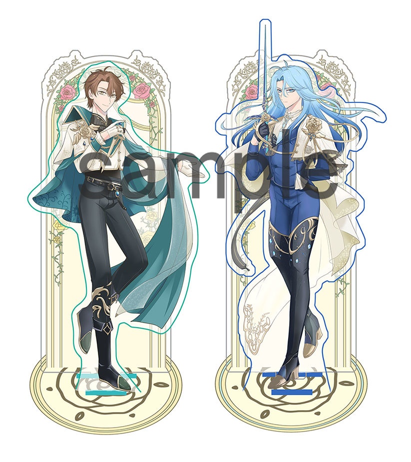 薔薇衣装アクリルスタンド【背景あり】