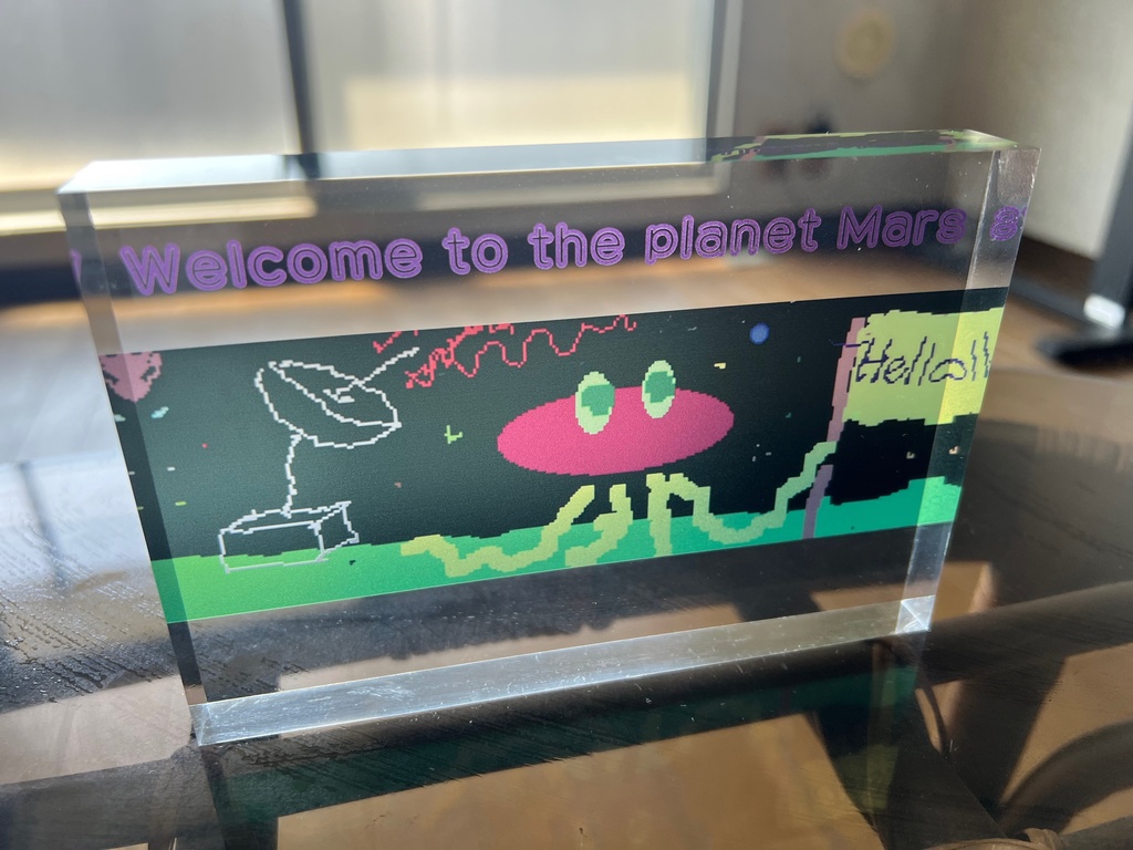 ホームページ画像 アクリルブロック