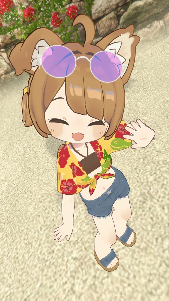 【VRC向け】まめひなアロハ【まめひなた専用】