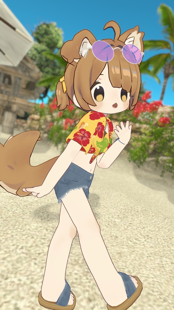 【VRC向け】まめひなアロハ【まめひなた専用】