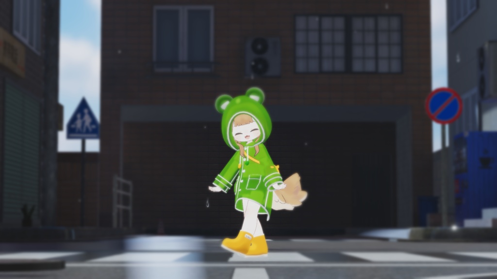 【VRC向け】まめひなケロカッパ【まめひなた】