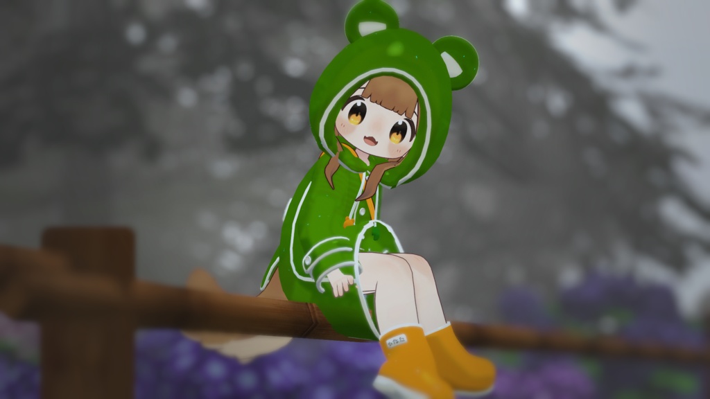 【VRC向け】まめひなケロカッパ【まめひなた】