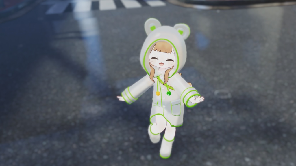 【VRC向け】まめひなケロカッパ【まめひなた】