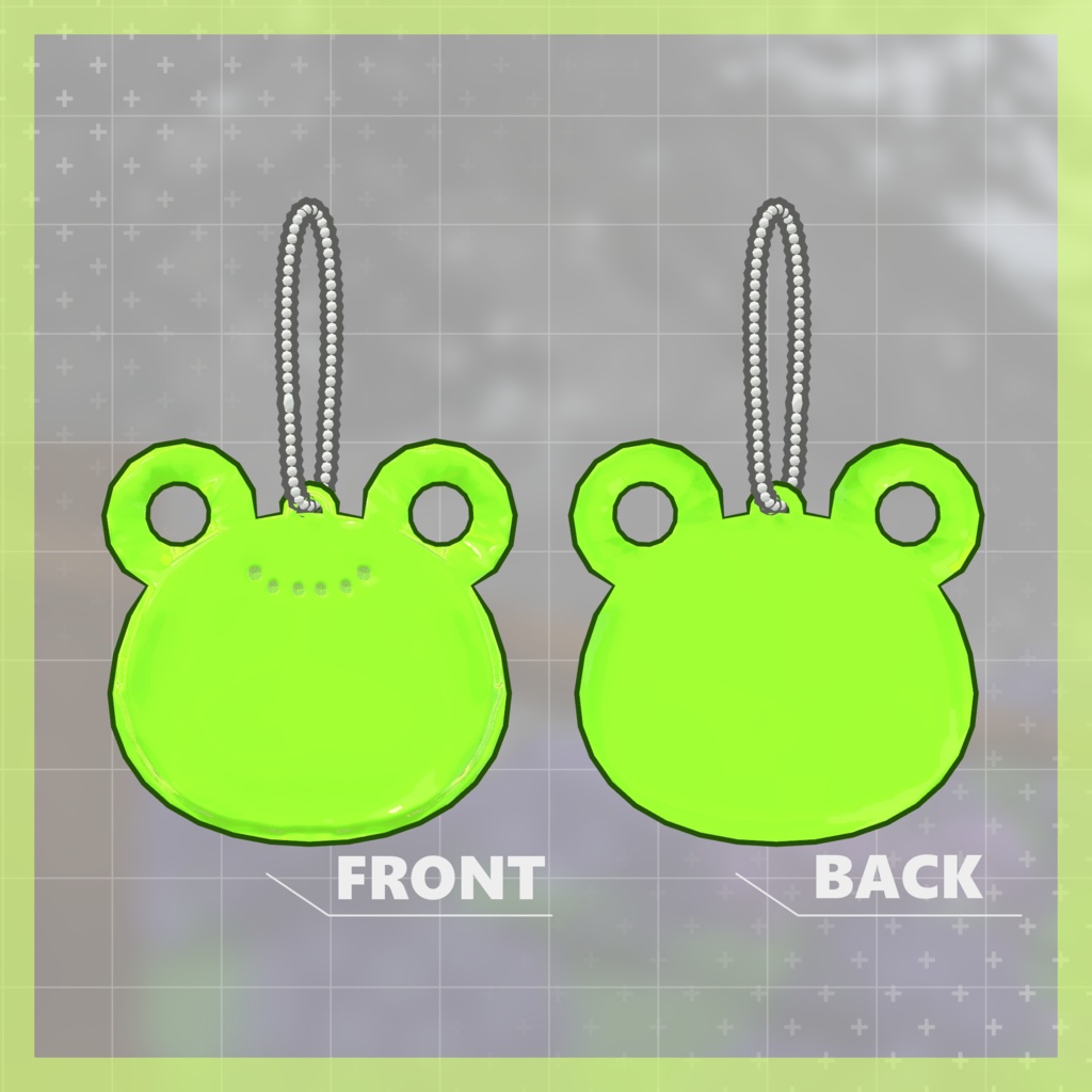 【無料】けろけろキーホルダー【VRC向け】