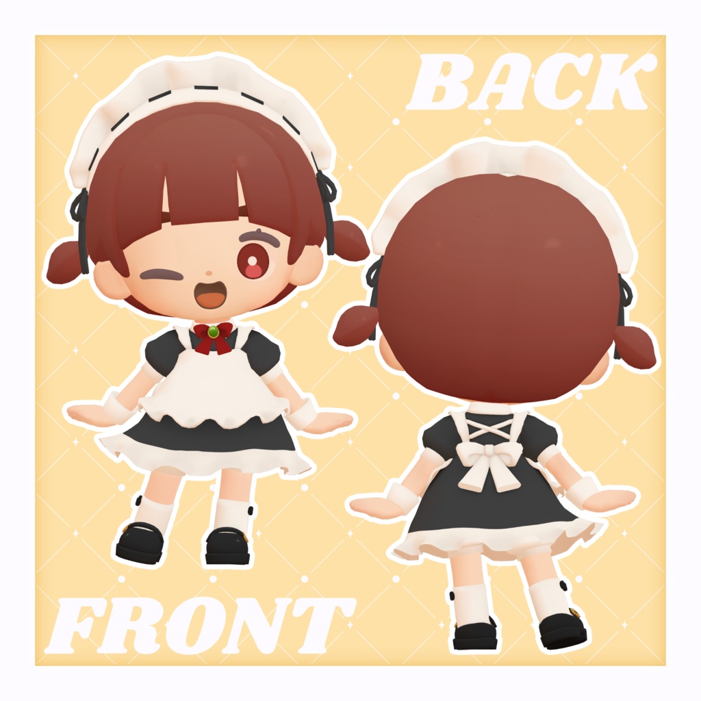 【VRC向け】minimaid【ちまこぞく専用】