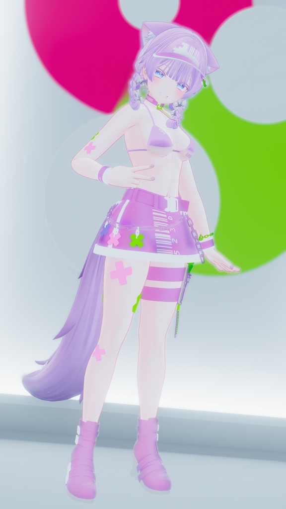 【VRC向け】SKELETONMIZUGI【萌対応】