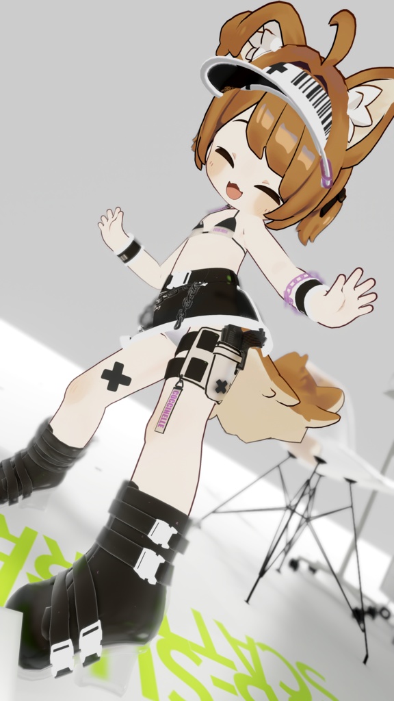 【VRC向け】SKELETONMIZUGI【まめひなた対応】