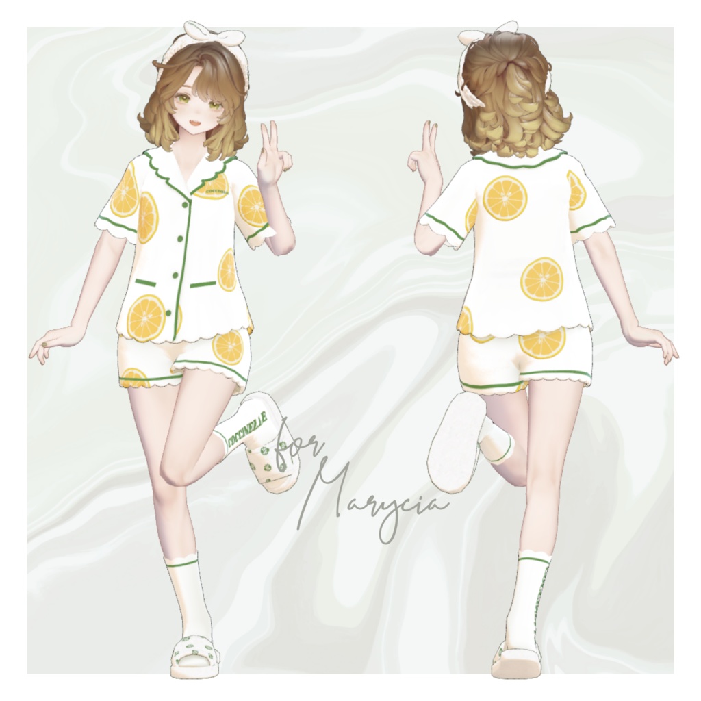 【🎉8/19マリシア追加対応】Juicy Pajamas【8アバター対応】