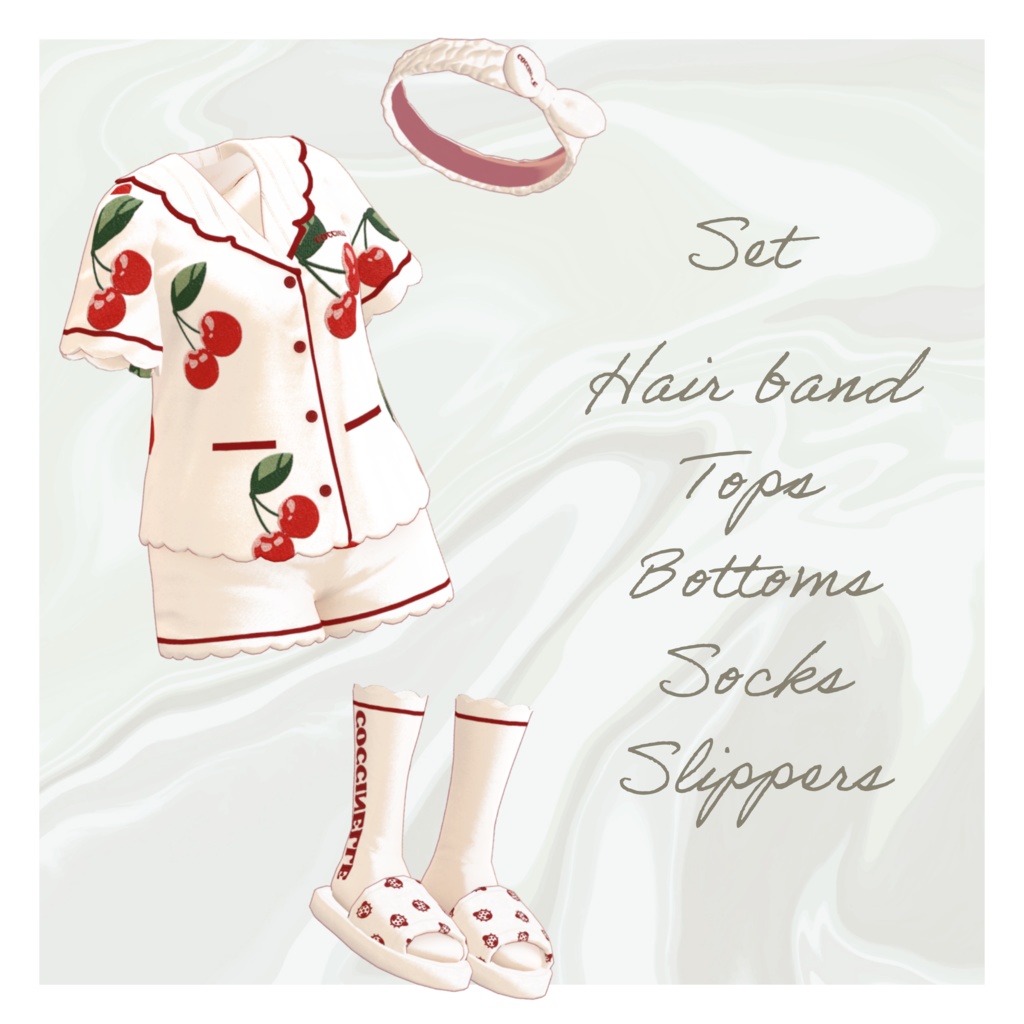 【VRC向け】Juicy Pajamas【マヌカ対応】