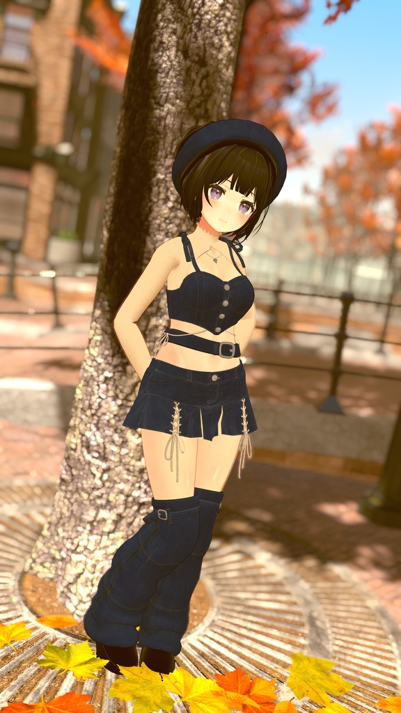 【VRC向け】Denim×Knit【7アバター対応】