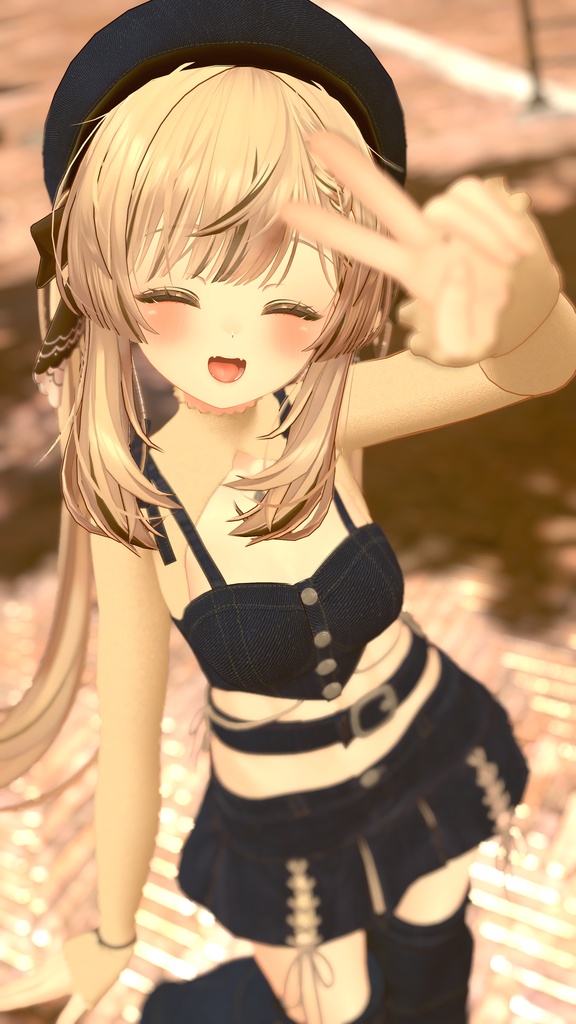 【VRC向け】Denim×Knit【7アバター対応】