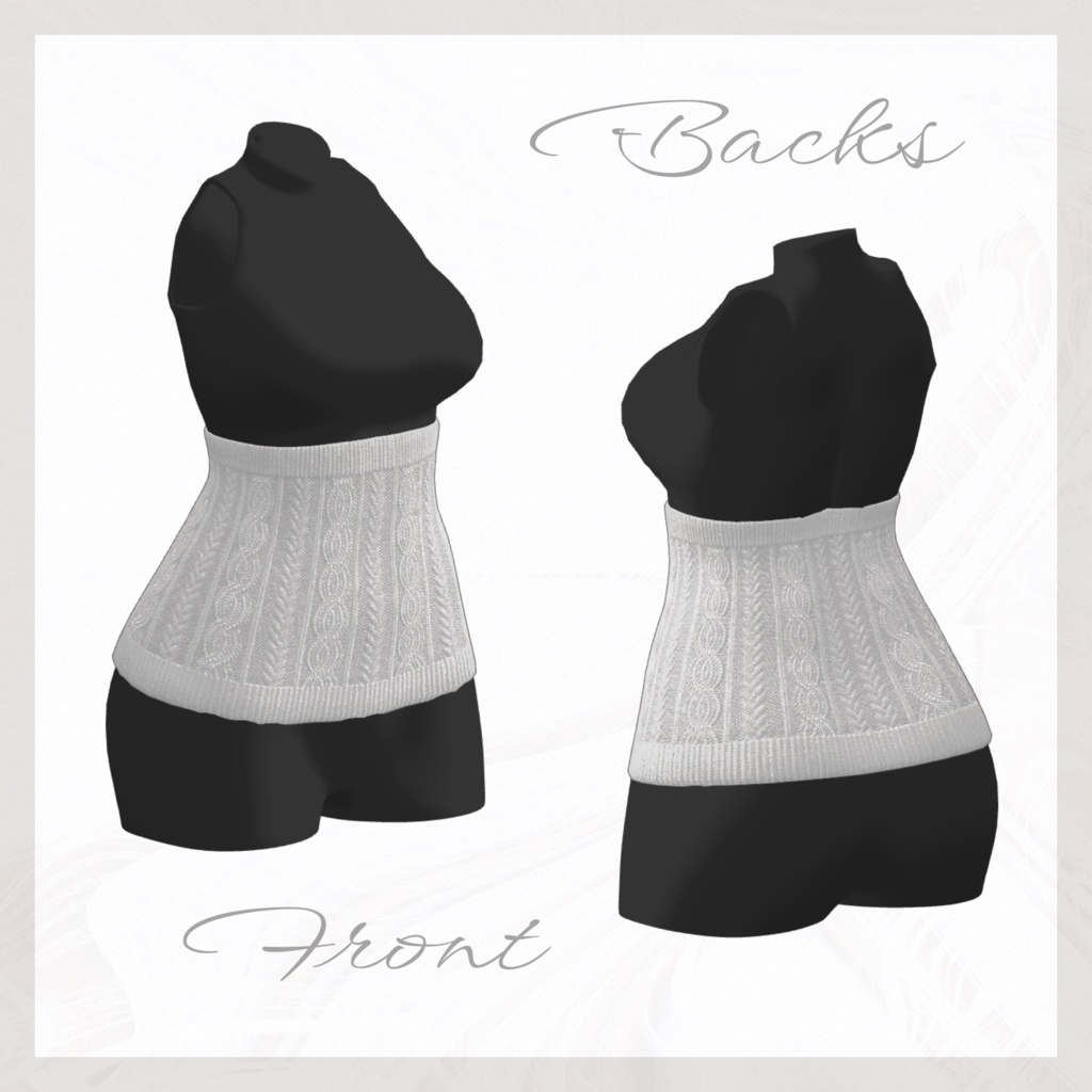 【VRC向け】 Waist warmer【4アバター対応】