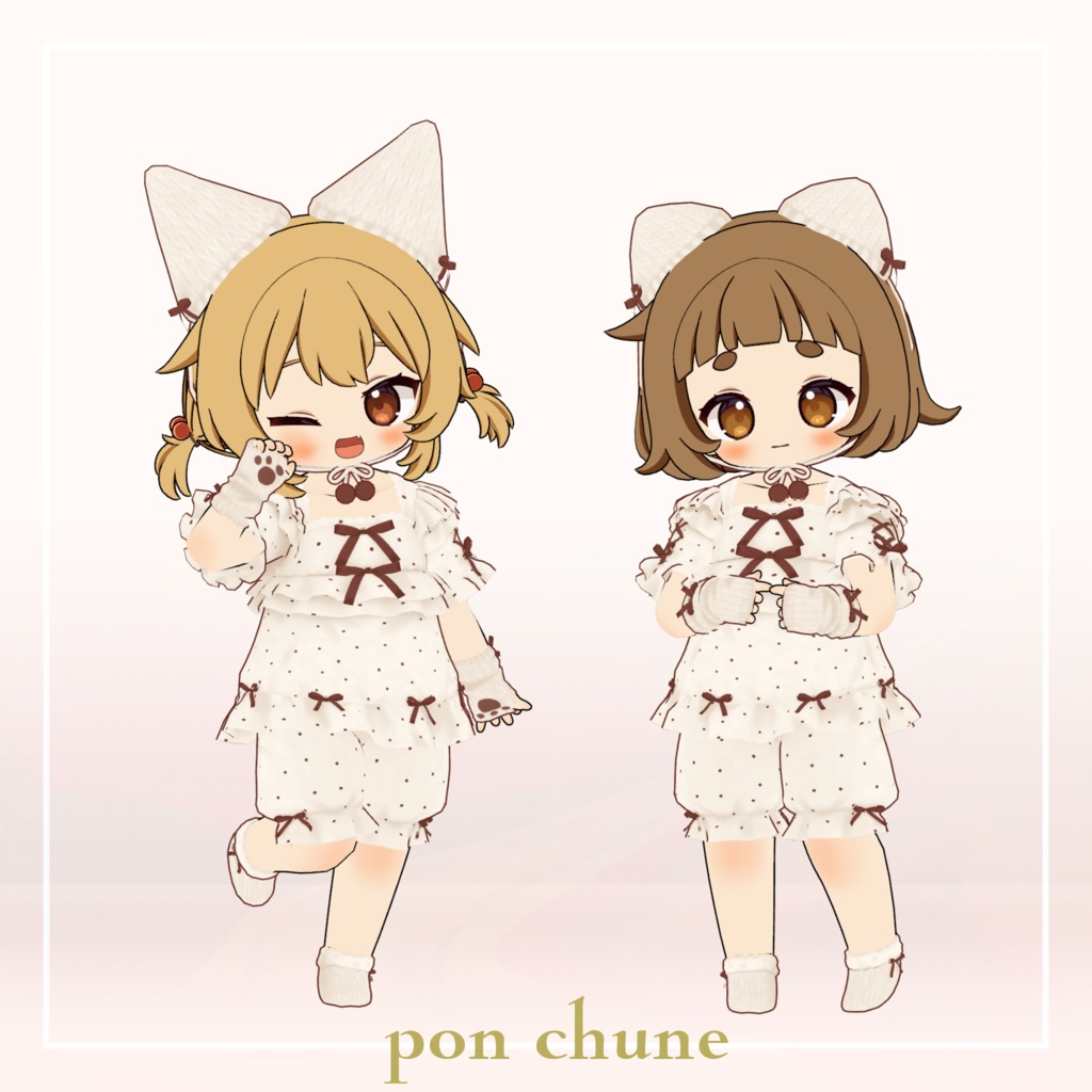 【VRC向け】Nemu Negligee【3アバター対応】