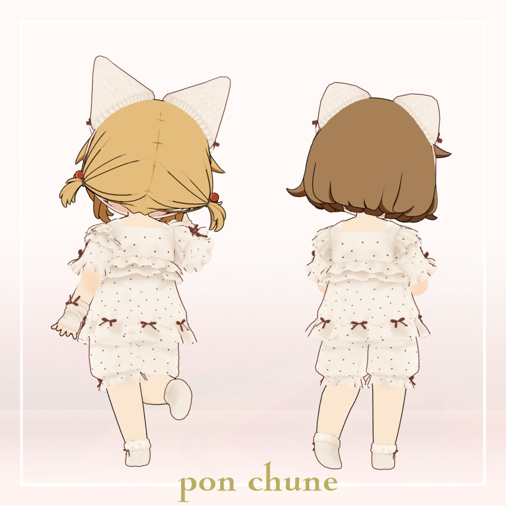 【VRC向け】Nemu Negligee【3アバター対応】