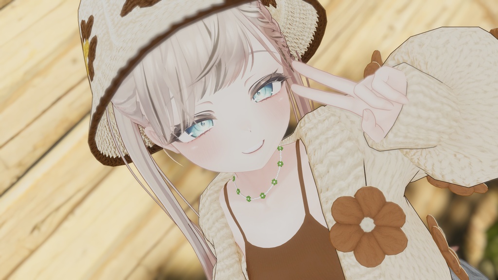 【VRC向け】Flower Knit【複数アバター対応】※1/6マリシア追加対応※
