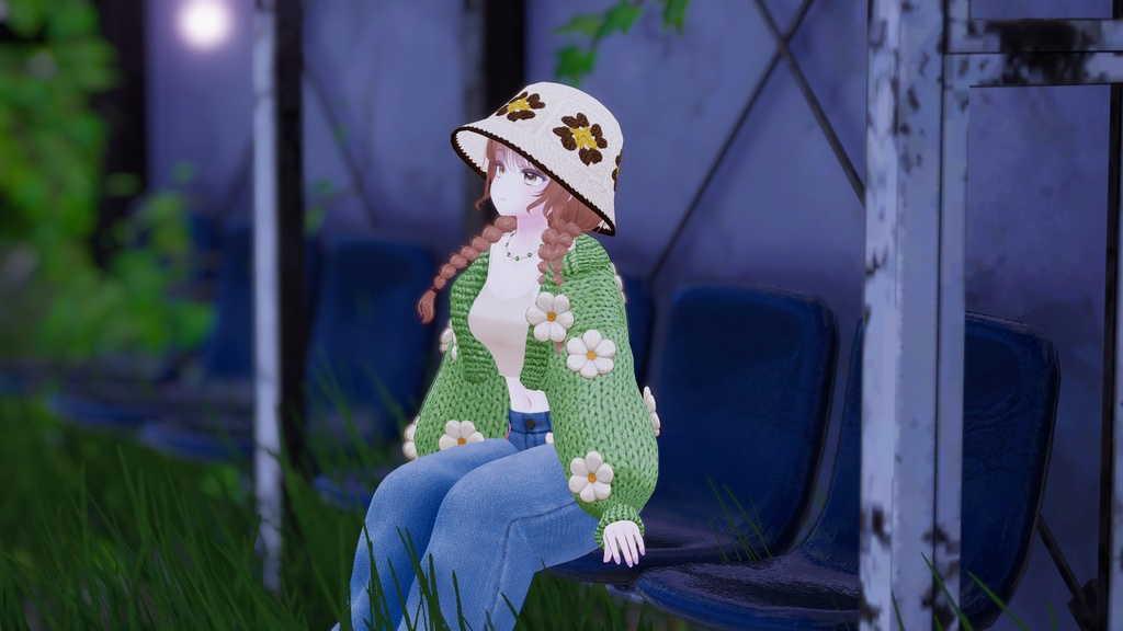 【VRC向け】Flower Knit【複数アバター対応】※1/6マリシア追加対応※