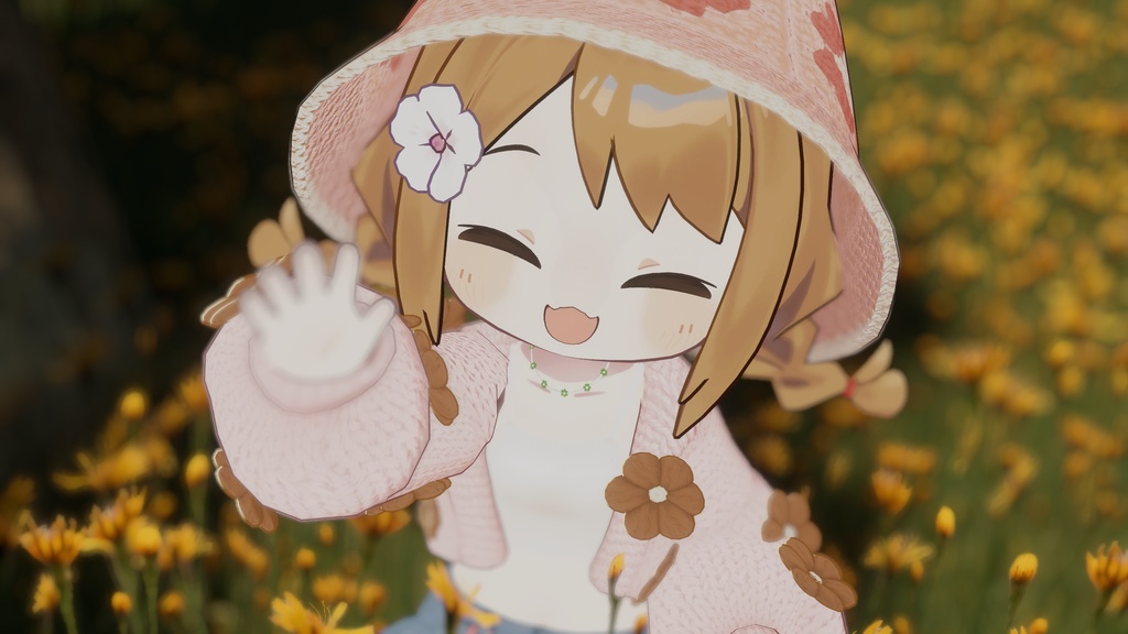 【VRC向け】Flower Knit【複数アバター対応】※1/6マリシア追加対応※