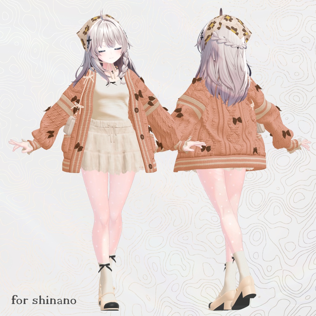 【VRC向け】Balletcore×Knit【複数アバター対応】※マヌカ追加対応