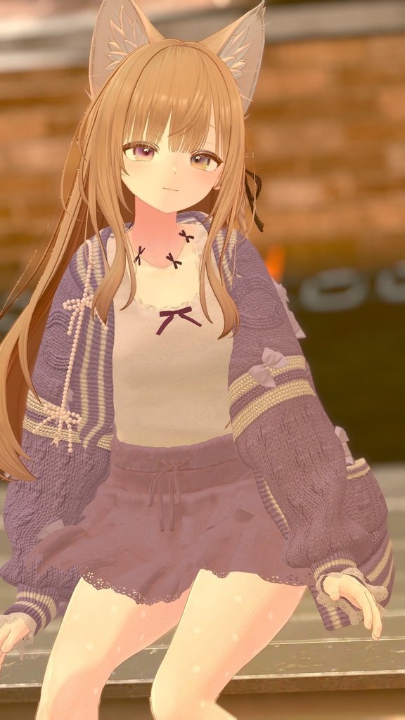 【VRC向け】Balletcore×Knit【複数アバター対応】※マヌカ追加対応