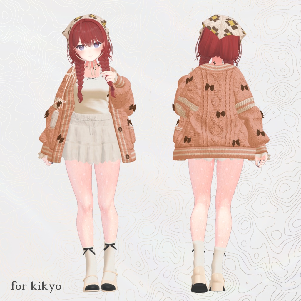 【VRC向け】Balletcore×Knit【複数アバター対応】※マヌカ追加対応