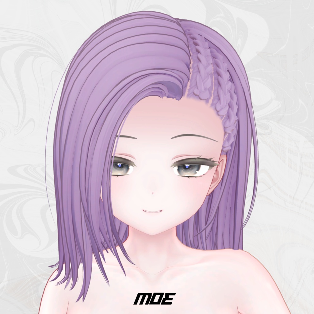 【VRC向け】POP CORNROW【複数アバター対応】