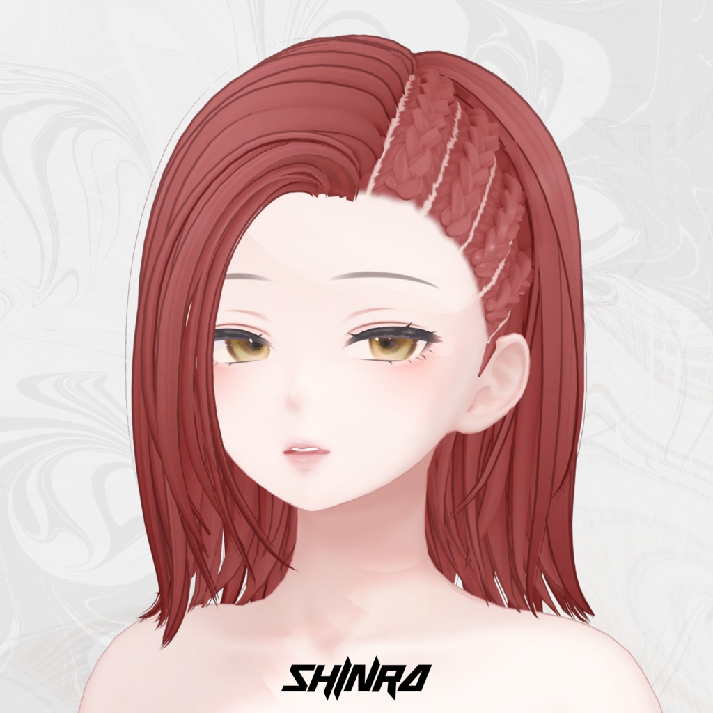 【VRC向け】POP CORNROW【複数アバター対応】