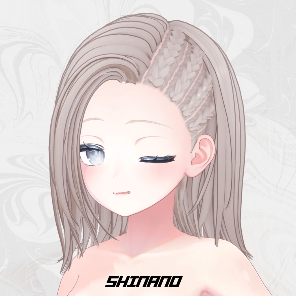 【VRC向け】POP CORNROW【複数アバター対応】