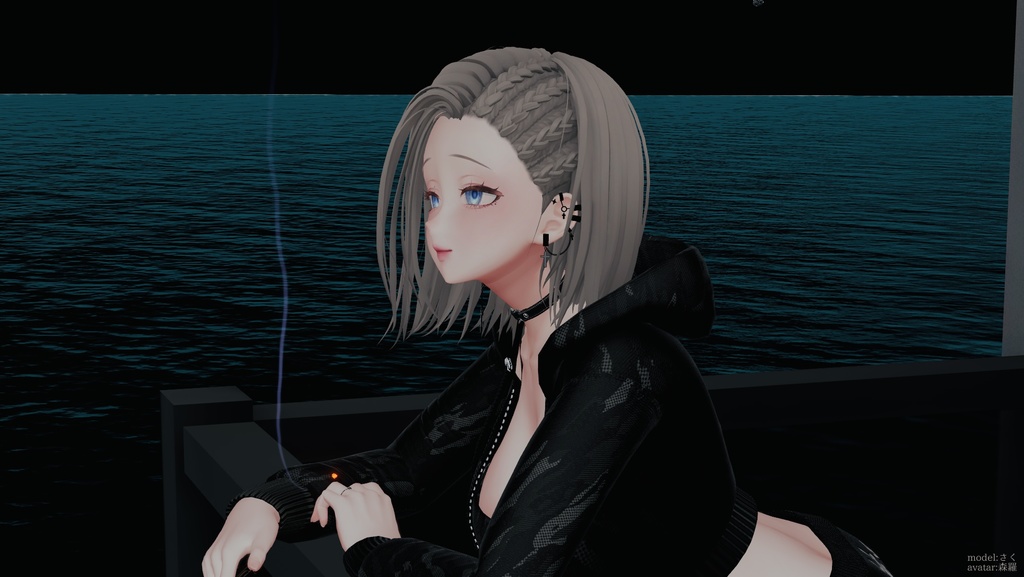 【VRC向け】POP CORNROW【複数アバター対応】