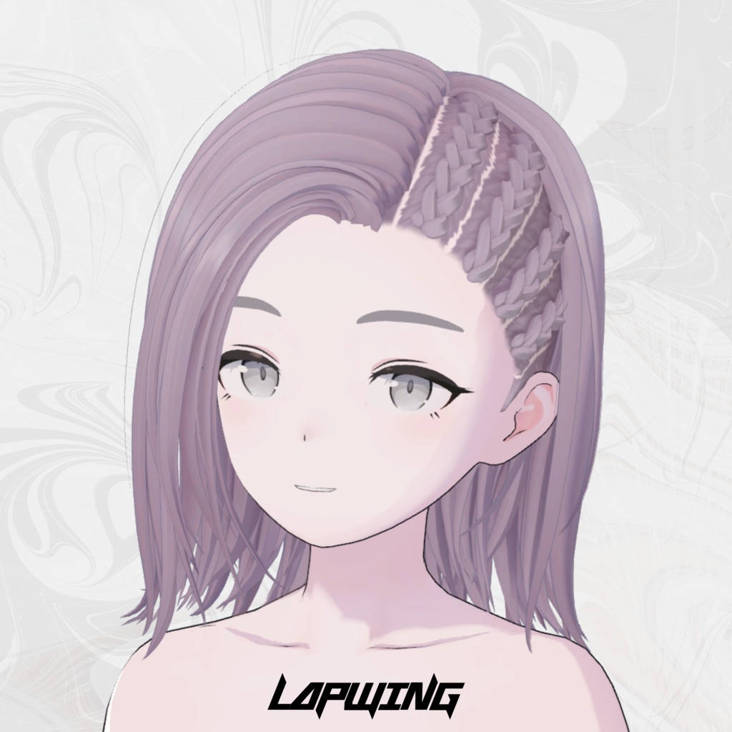 【VRC向け】POP CORNROW【複数アバター対応】