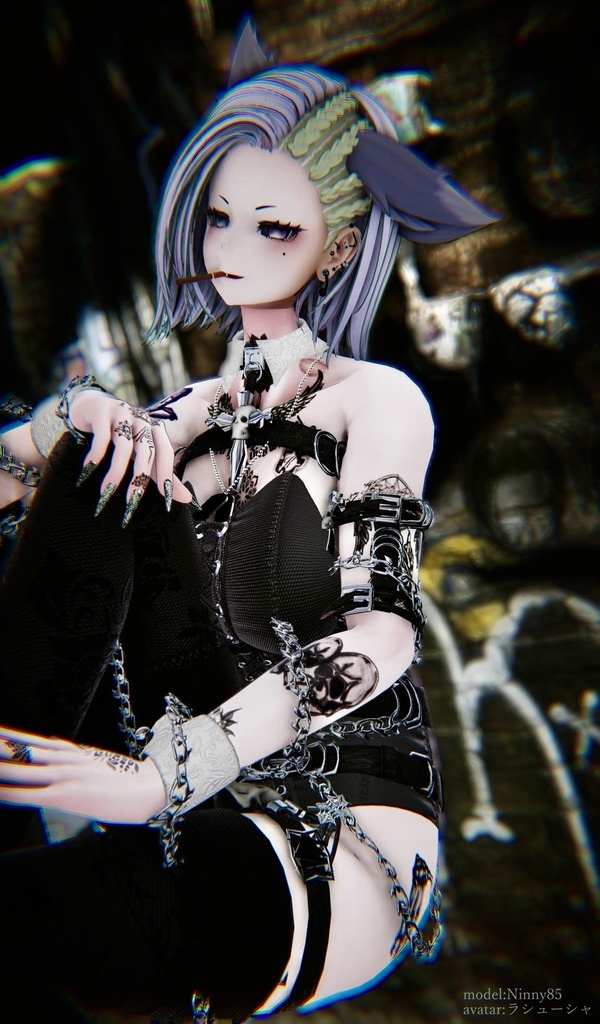 【VRC向け】POP CORNROW【複数アバター対応】