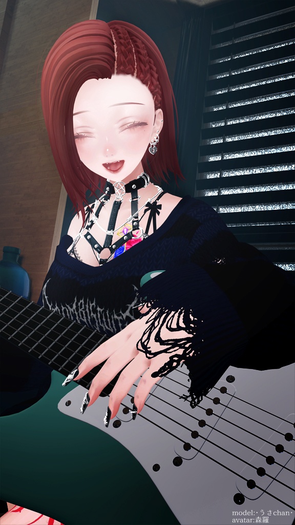 【VRC向け】POP CORNROW【複数アバター対応】