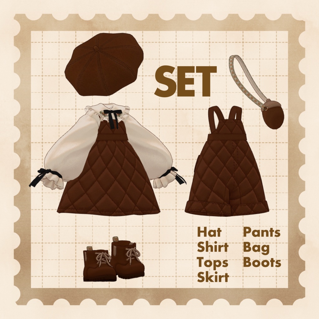 【VRC向け】Donguri Dress【まめふれんず対応】