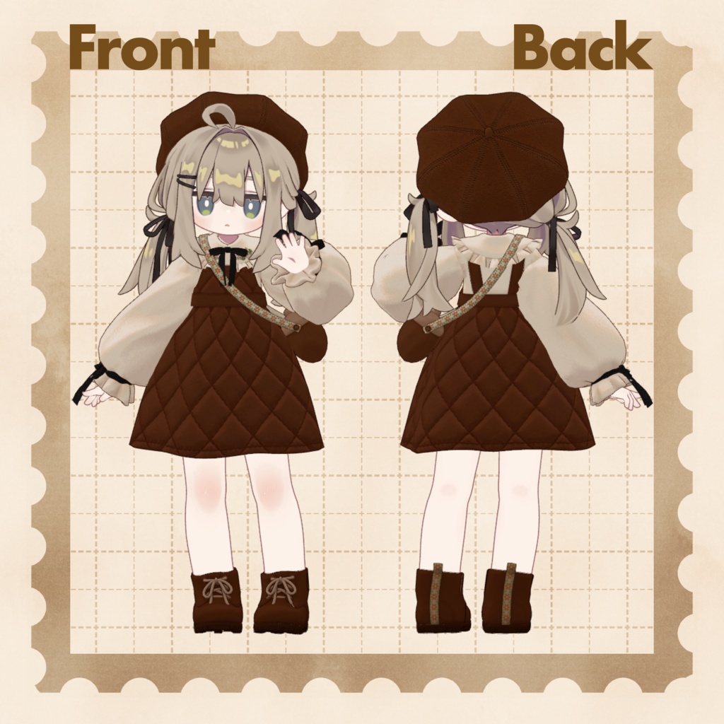 【VRC向け】Donguri Dress【まめふれんず対応】