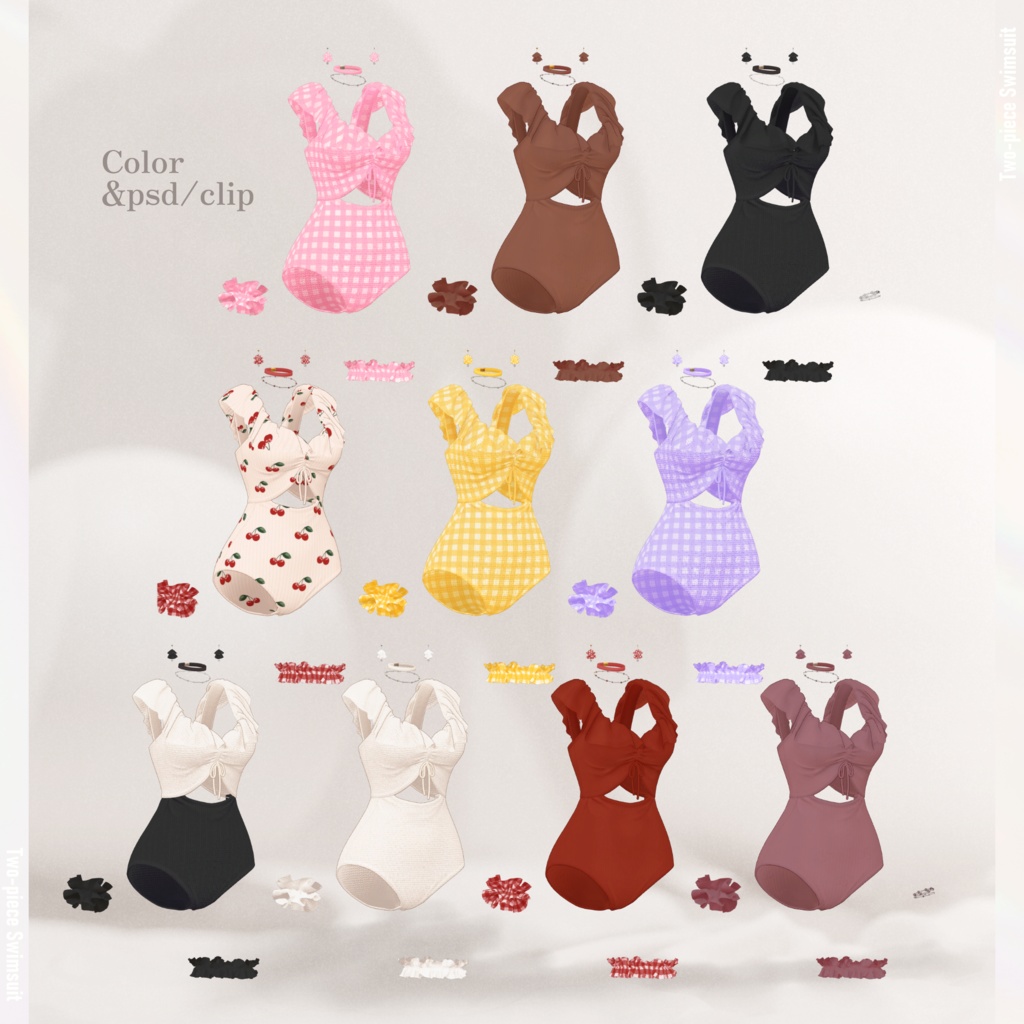 【VRC向け】Fuwari Swim【複数アバター対応】