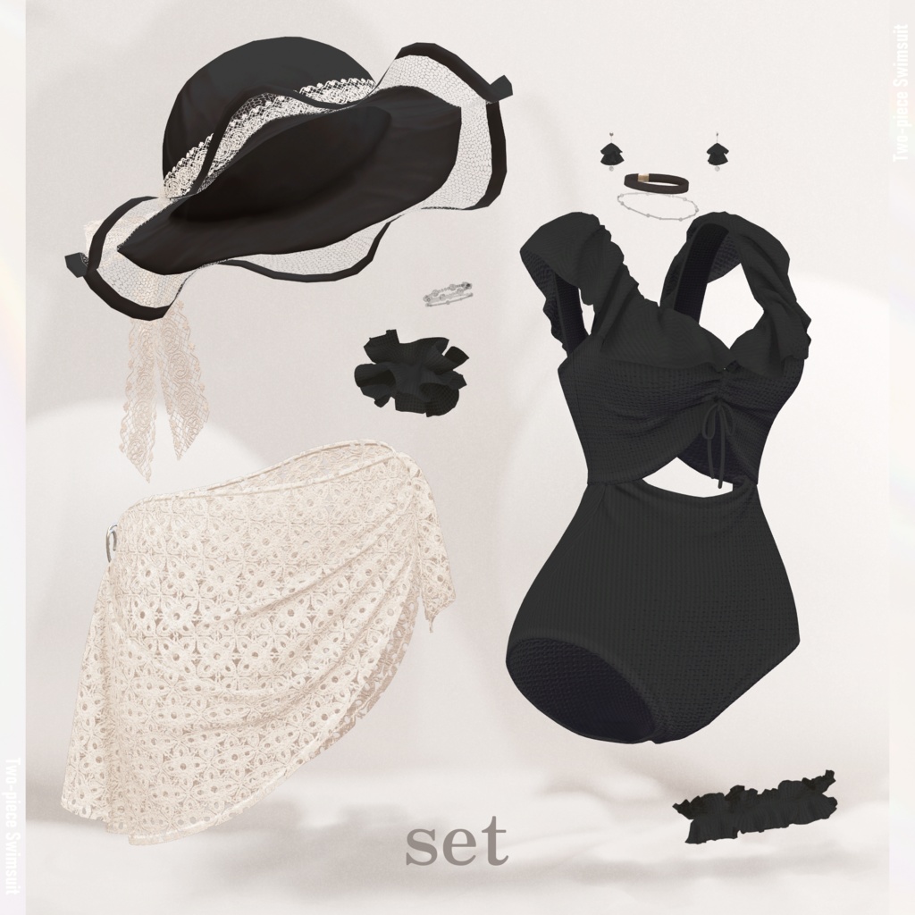 【VRC向け】Fuwari Swim【複数アバター対応】