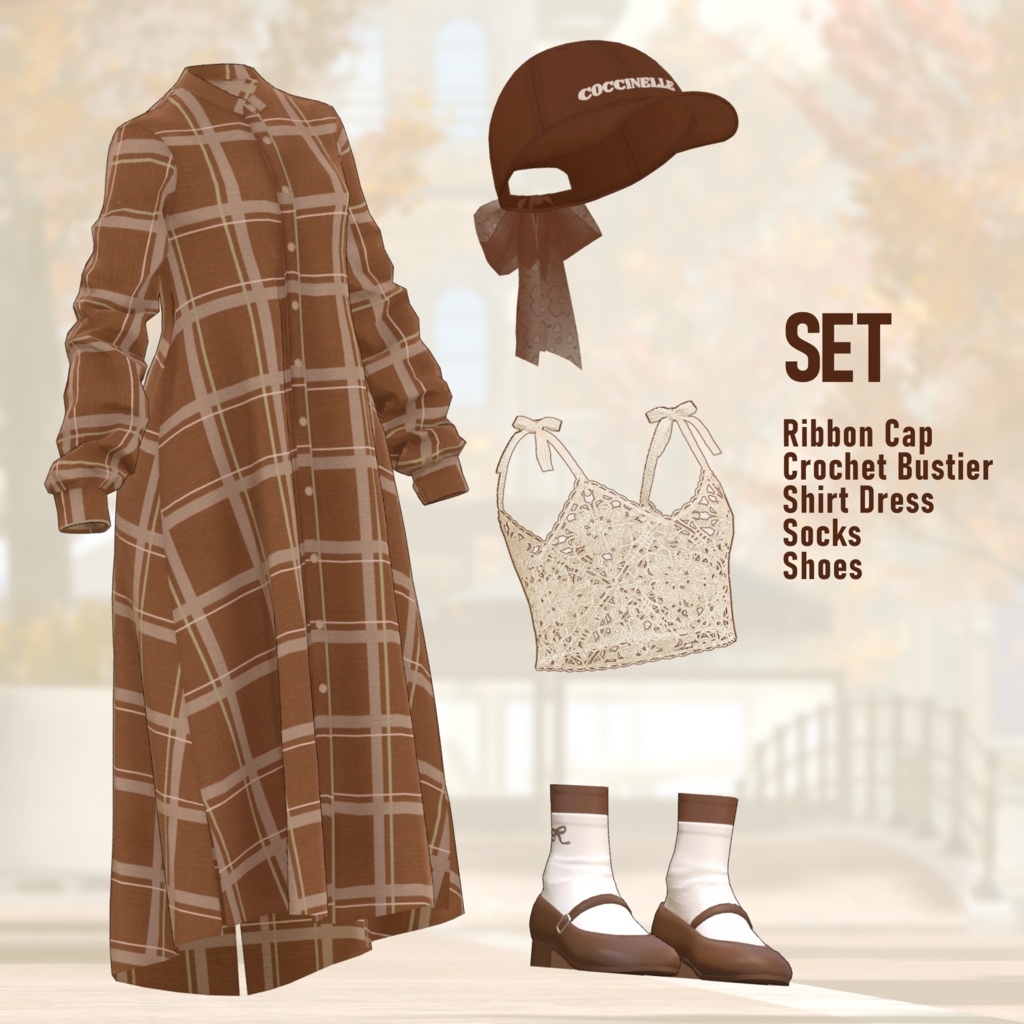 【VRC向け】Crochet Bustier【複数アバター対応】