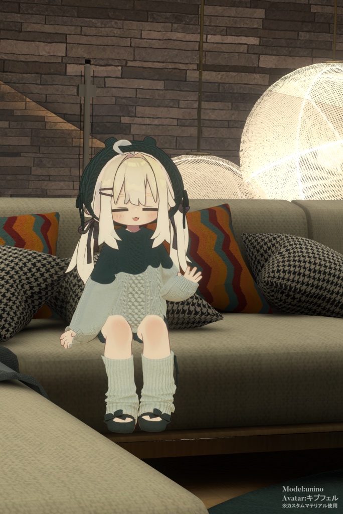 【VRC向け】Knit Fondant.【複数アバター対応】