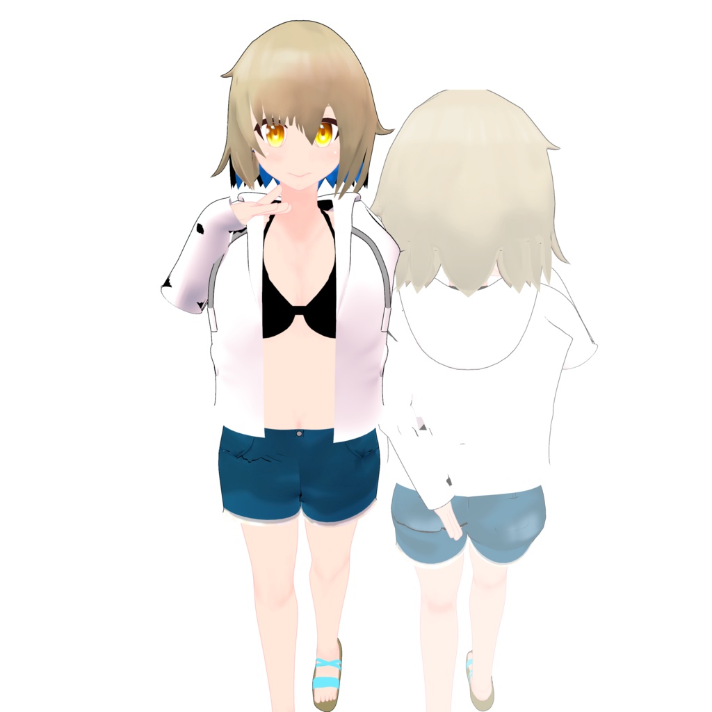 オリジナル3Dモデル「ナツキ( Natsuki)」 - ヤモリ製作所 - 2/3