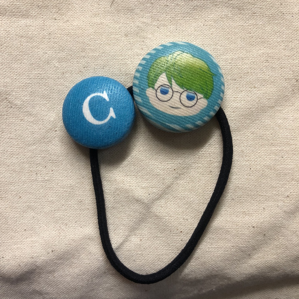 A3！くるみボタンヘアゴム 千景