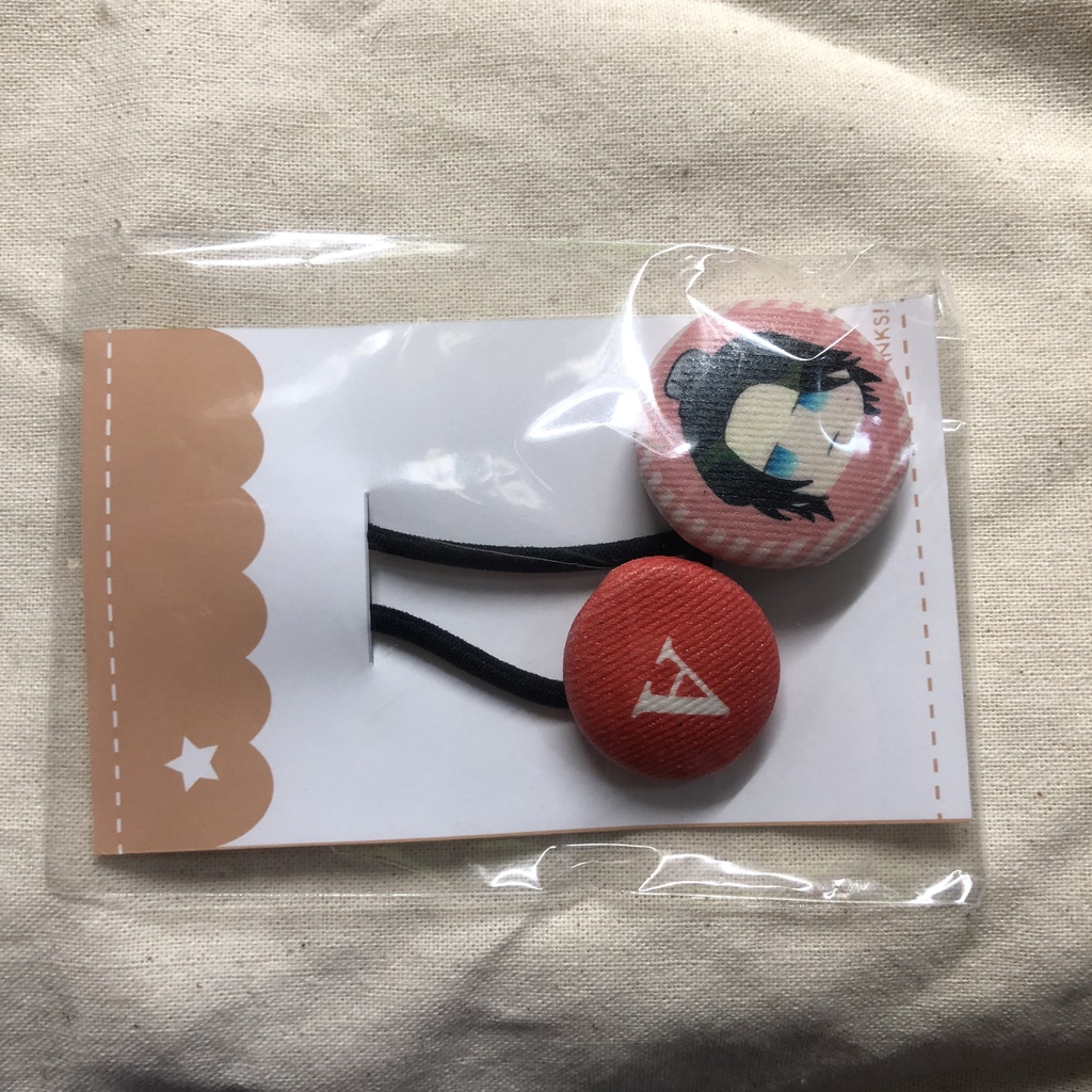 A3!くるみボタンヘアゴム 莇