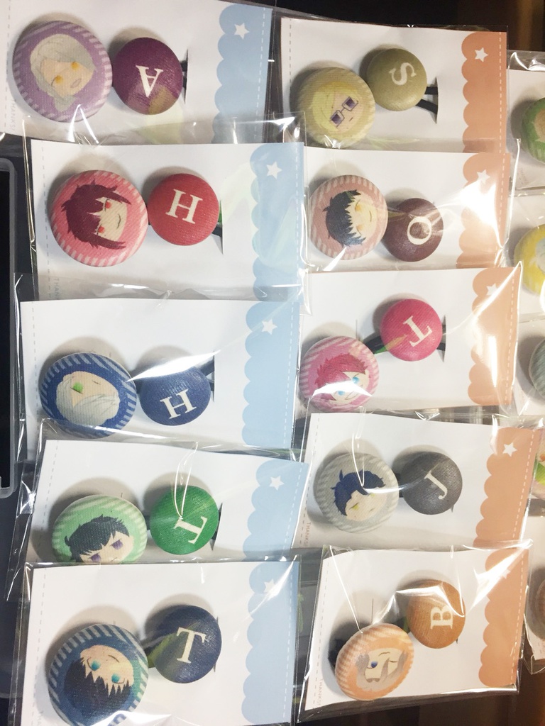 A3!くるみボタンヘアゴム 万里