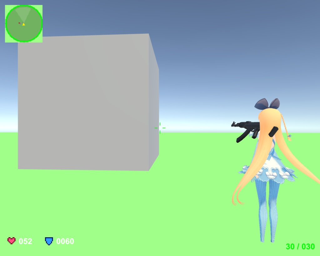 【自己責任・ペーパー〇ソ風？・Unity.exe】ペラペラ紙FPS（製作中 AI）