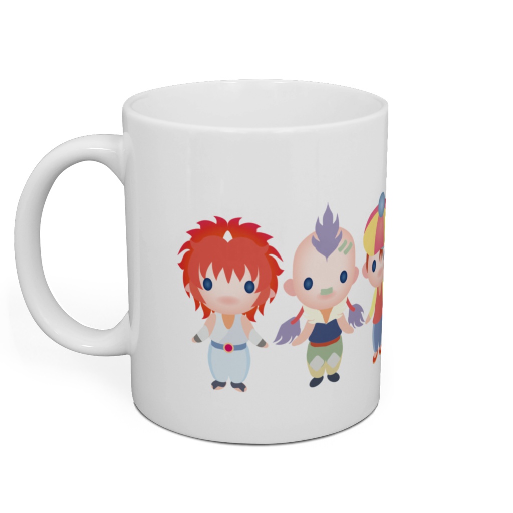 ちみキャラ六人衆マグカップ(文字無しver)