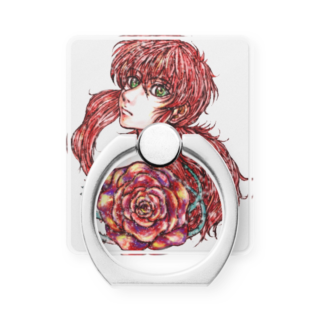薔薇と蔵馬のスマホリング